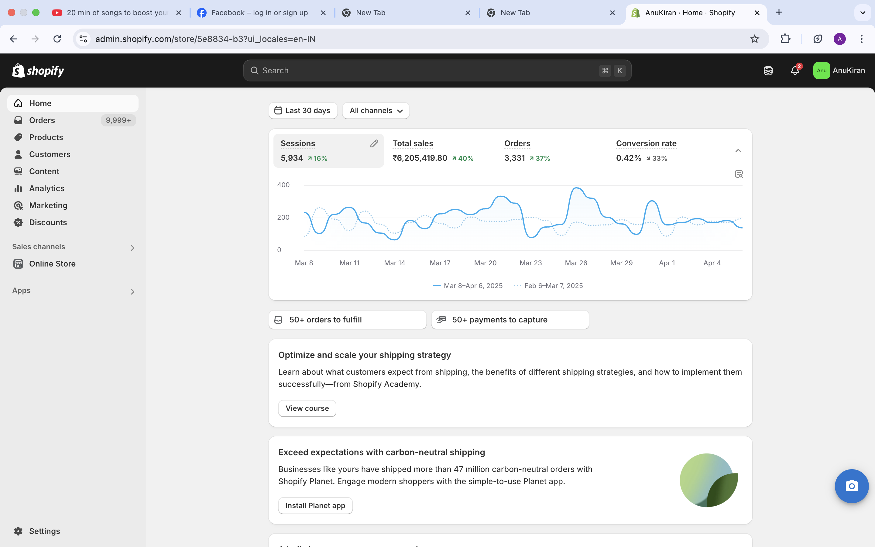 Shopify Sales 03 showcase by ONE MATE SOLUTION