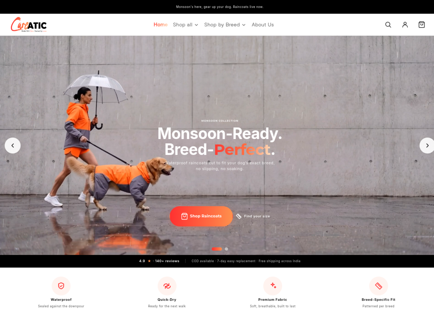 careatic.com showcase by ONE MATE SOLUTION