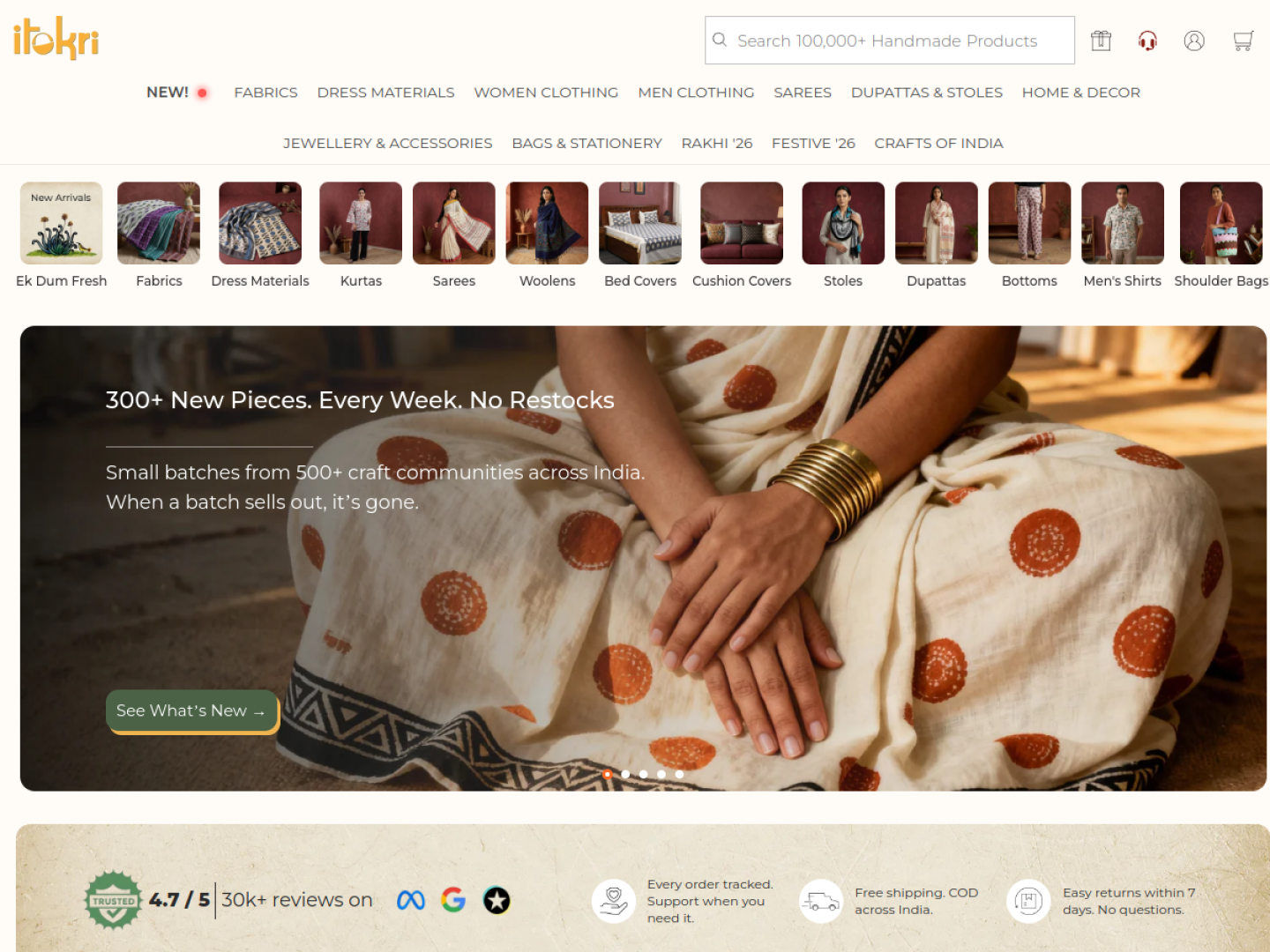 itokri.com showcase by ONE MATE SOLUTION