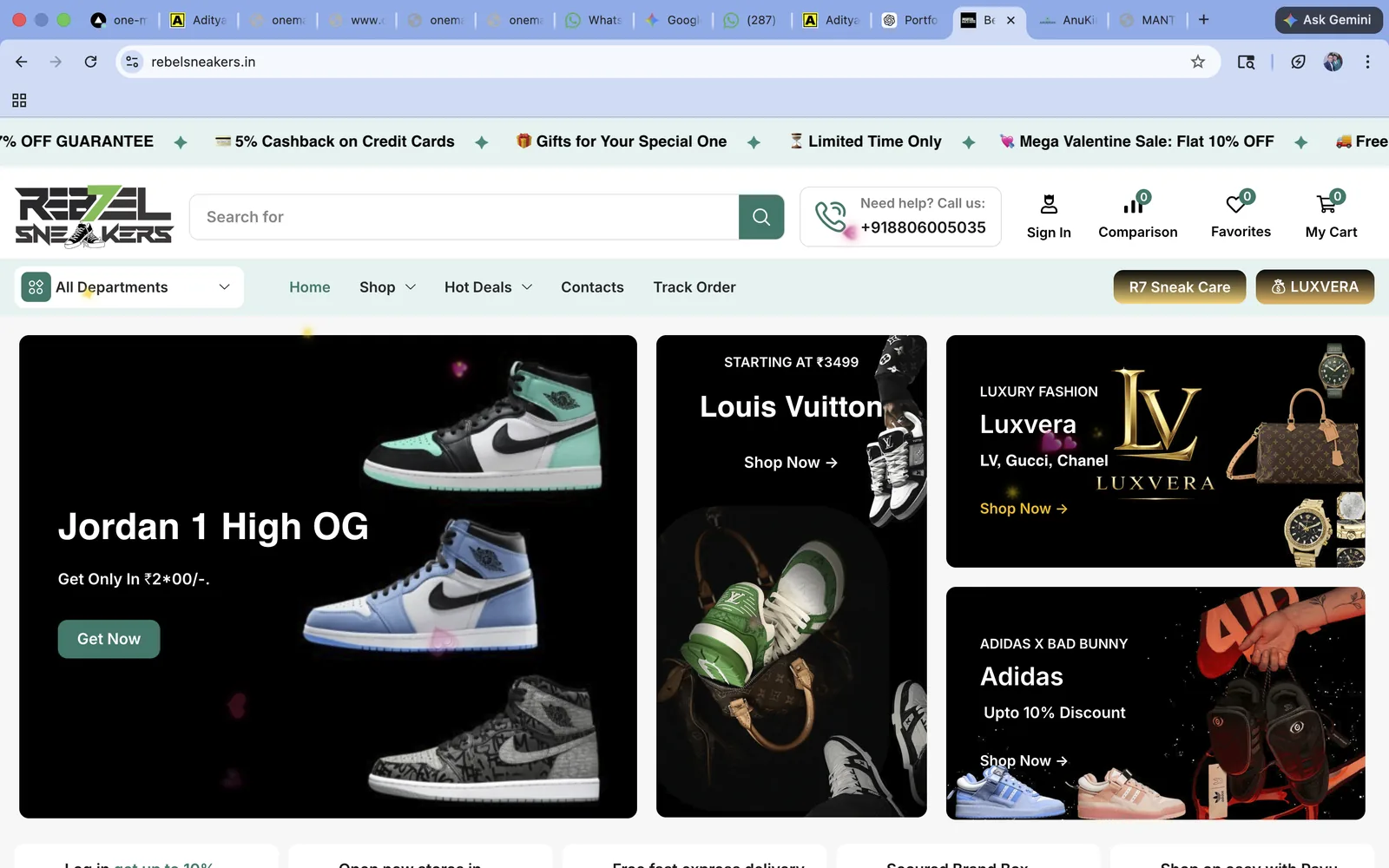 Rebel Sneakers showcase by ONE MATE SOLUTION